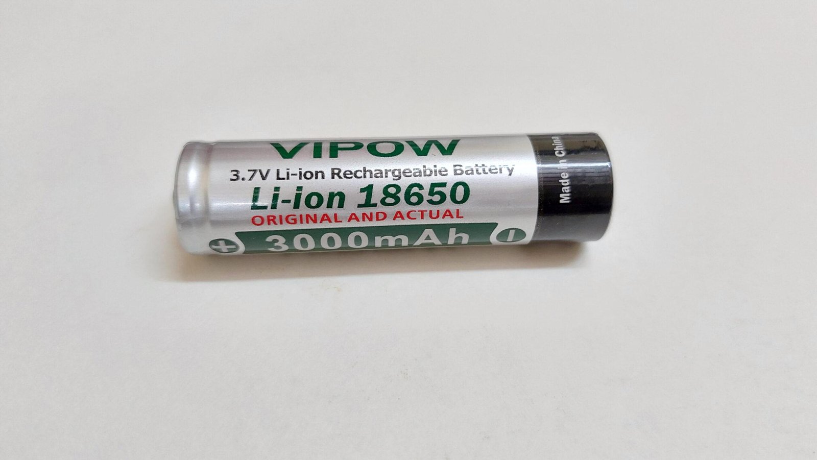Li-Ion Battery 18650 3.7V 3000mAh Wipow – Makestore