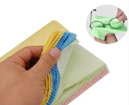 Microfiber Sunglasses Eyeglasses Glasses Cleaning Clothes Lens Cleaner Dry Cleaning Cloth - Image 2